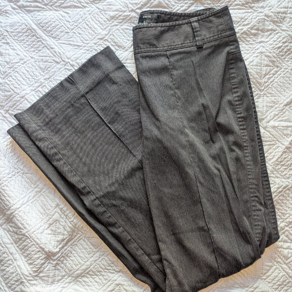 Style&co Gray Flare Leg Dress Pants, Sz 6